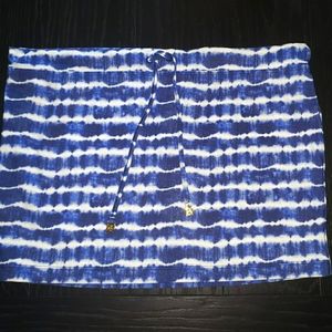 Tory Burch Swim Skirt-Blue Tie Dye-Size Medium